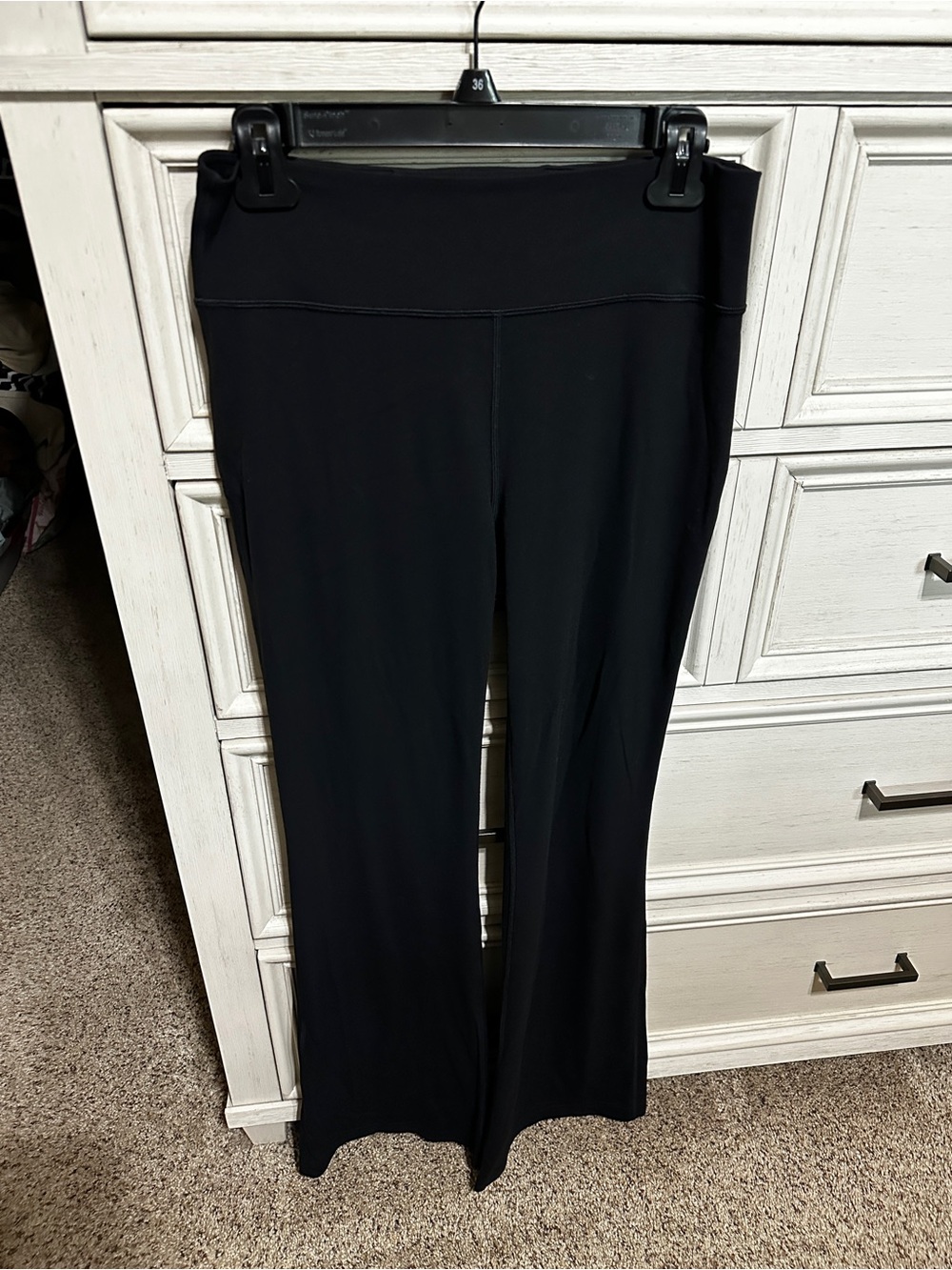 lululemon athletica Black Flare Leggings